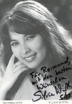Silvia Wirth   Film & TV  Autogrammkarte original signiert 