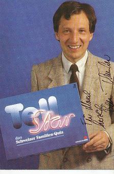 Bernard Thurnheer  TV  Autogrammkarte original signiert 