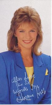 Susanne Holst  Sat 1  TV  Autogrammkarte original signiert 