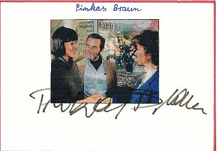Pinkas Braun  † 2008  Film + TV  Autogramm Karte original signiert 
