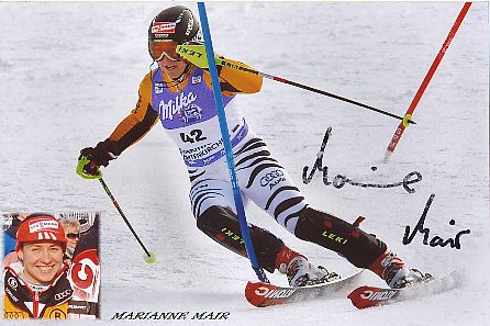 Marianne Mair  Ski Alpin  Autogramm Foto original signiert 