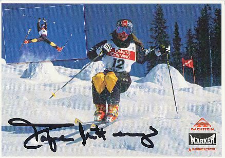 Tajana Mittermayer  Ski  Freestyle  Autogrammkarte original signiert 