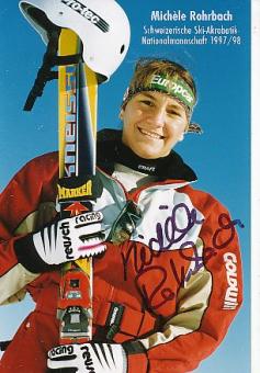 Michele Rohrbach  Ski  Freestyle  Autogramm Foto original signiert 