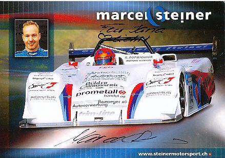 Marcel Steiner   Auto Motorsport  Autogrammkarte original signiert 