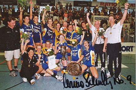 Christina Schultz  Schweriner SC  Volleyball  Autogramm  Foto original signiert 