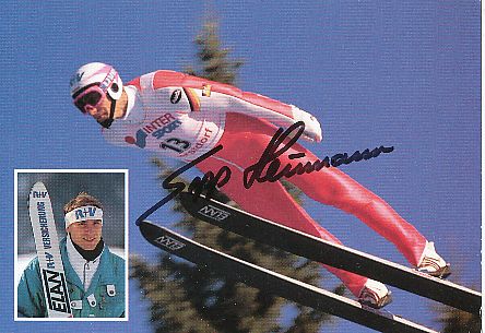Sepp Heumann  Skispringen  Autogrammkarte original signiert 