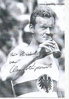 Claus Schiprowski  Leichtathletik  Autogrammkarte original signiert 