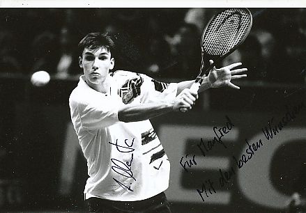 Lorenzo Manta  Schweiz  Tennis  Foto original signiert 