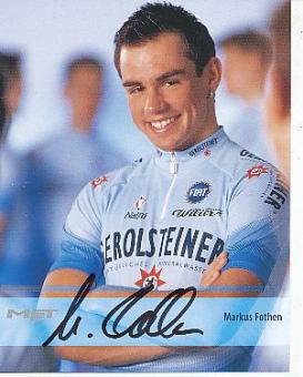 Markus Fothen  Team Gerolsteiner Radsport  Autogrammkarte  original signiert 