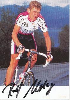 Rolf Aldag  Team Telekom Radsport  beschädigte Autogrammkarte  original signiert 