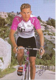 Brian Holm   Team Telekom Radsport  beschädigte Autogrammkarte  original signiert 