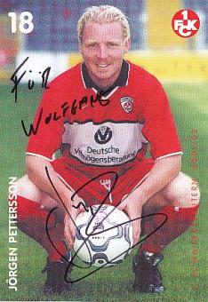Jörgen Pettersson   FC Kaiserslautern  Fußball  Autogrammkarte original signiert 