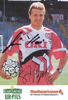 Thomas Vogel  FC Kaiserslautern  Fußball  Autogrammkarte original signiert 