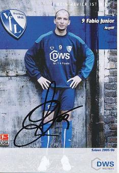 Fabio Junior  VFL Bochum Fußball  Autogrammkarte original signiert 