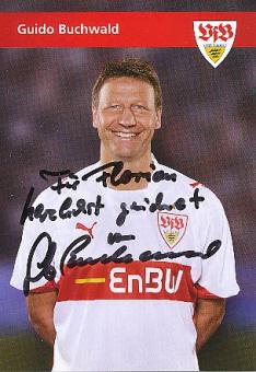 Guido Buchwald  VFB Stuttgart  Fußball  Autogrammkarte original signiert 