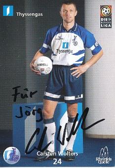 Carsten Wolters  MSV Duisburg  Fußball  Autogrammkarte original signiert 