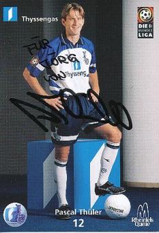 Pascal Thüler  MSV Duisburg  Fußball  Autogrammkarte original signiert 