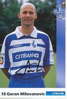 Goran Milovanovic  MSV Duisburg  Fußball  Autogrammkarte original signiert 
