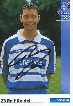 Ralf Keidel  MSV Duisburg  Fußball  Autogrammkarte original signiert 