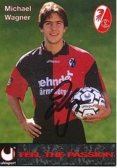 Michael Wagner  SC Freiburg  Fußball  Autogrammkarte original signiert 