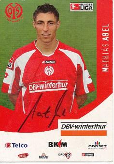Mathias Abel  FSV Mainz 05  Fußball  Autogrammkarte original signiert 