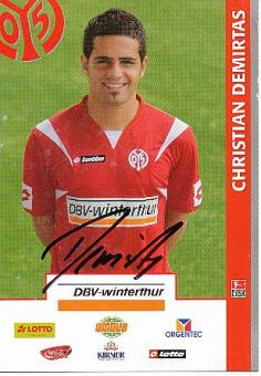 Christian Demirtas  FSV Mainz 05  Fußball  Autogrammkarte original signiert 