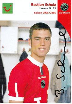 Bastian Schulz  Hannover 96  Fußball  Autogrammkarte original signiert 