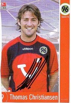 Thomas Christiansen  Hannover 96  Fußball  Autogrammkarte original signiert 