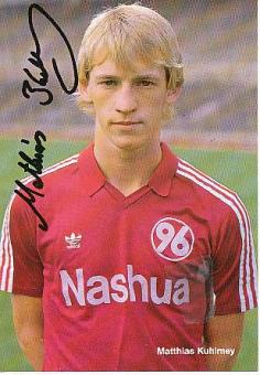 Matthias Kuhlmey  Hannover 96  Fußball  Autogrammkarte Druck signiert 