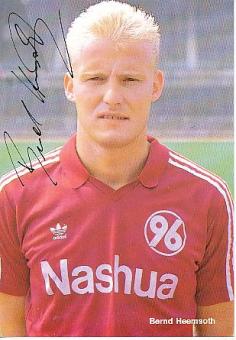 Bernd Hemsoth  Hannover 96  Fußball  Autogrammkarte Druck signiert 