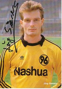 Jörg Sievers  Hannover 96  Fußball  Autogrammkarte Druck signiert 