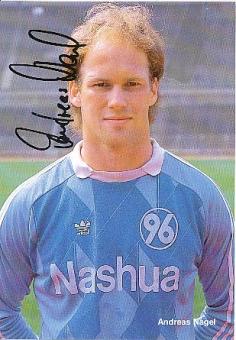 Andreas Nagel  Hannover 96  Fußball  Autogrammkarte Druck signiert 