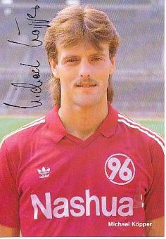 Michael Köpper  Hannover 96  Fußball  Autogrammkarte Druck signiert 