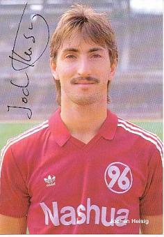 Jochen Heisig  Hannover 96  Fußball  Autogrammkarte Druck signiert 