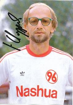 Günter Hoppek  Hannover 96  Fußball  Autogrammkarte Druck signiert 