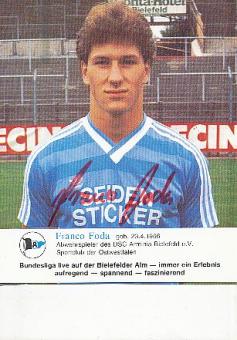 Franco Foda  Arminia Bielefeld  Fußball  Autogrammkarte original signiert 