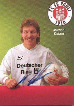 Michael Dahms  FC St.Pauli  Fußball  Autogrammkarte original signiert 