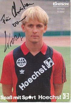 Armin Kraaz  Eintracht Frankfurt   Fußball  Autogrammkarte original signiert 