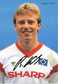 Roland Hirsch  Hamburger SV   Fußball  Autogrammkarte original signiert 