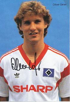 Oliver Geier  Hamburger SV   Fußball  Autogrammkarte original signiert 