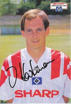 Jürgen Hartmann   Hamburger SV   Fußball  Autogrammkarte original signiert 