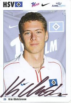 Kim Christensen   Hamburger SV   Fußball  Autogrammkarte original signiert 
