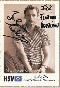 Bernd Hollerbach  Hamburger SV   Fußball  Autogrammkarte original signiert 