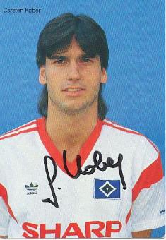 Carsten Kober  Hamburger SV   Fußball  Autogrammkarte original signiert 