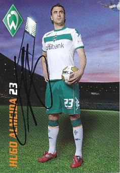 Hugo Almeida  SV Werder Bremen  Fußball  Autogrammkarte original signiert 