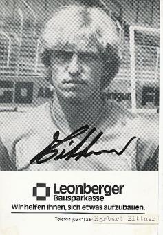 Herbert Bittner  VFL Osnabrück  Fußball  beschädigte Autogrammkarte original signiert 