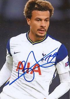 Dele Alli  Tottenham Hotspur  Fußball Autogramm Foto original signiert 