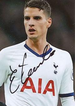 Erik Lamela  Tottenham Hotspur  Fußball Autogramm Foto original signiert 