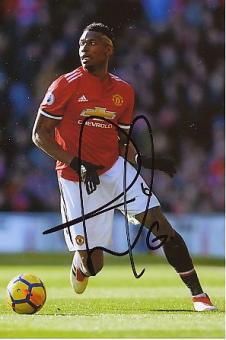 Paul Poga  Manchester United  Fußball Autogramm Foto original signiert 