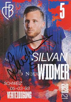 Silvan Widmer  FC Basel  2020/2021  Fußball Autogrammkarte  original signiert 